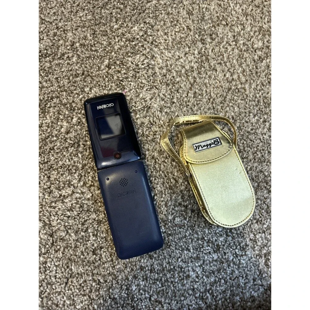 Alcatel MyFlip A405DL - Gray ( TracFone ) 4G VoLTE Flip Phone - For Parts